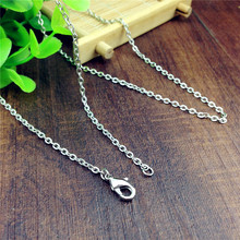 20pieces 3x2mm dull silver color Cable Chains Link 70cm jewelry findings necklace metal chain 2024 - buy cheap