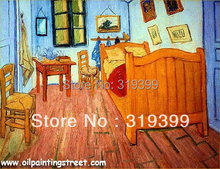 Картина маслом на льняном холсте, постельное белье Винсента Ван Гога, Бесплатная доставка DHL, 100% ручная работа, музейное качество 2024 - купить недорого