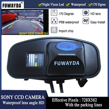 FUWAYDA WaterProof New LED Night Vision HD car camera RearView Reverse color SONY CCD Camera For Honda CRV CR-V Odyddey Fit Jazz 2024 - buy cheap