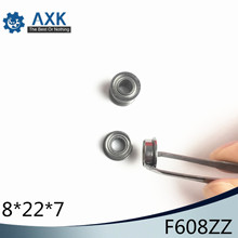 F608ZZ Flange Bearing 8x22x7 mm ABEC-1 ( 10 PCS ) Flanged F608 Z ZZ Ball Bearings 2024 - buy cheap