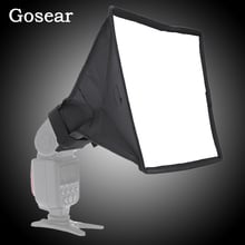 Gosear-difusor de flash para fotografia, dobrável, 17x15cm, soft box, boxe, para canon, nikon, sony, pentax, dslr, acessórios para câmera 2024 - compre barato