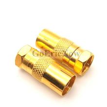 5 pcs RF Coaxial Gold plated F Type Male to TV PAL Female/Male PLUG Adapter Antenna RF Coax Coaxial cable Connector 2024 - buy cheap