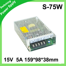 15V 5A 75W Switching Power Supply for LED Strip light 220V 2024 - buy cheap