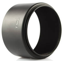 55 мм металлическая бленда для объектива Стандартный Длинный фокус телеобъектив 55 мм бленда для объектива Sony Canon Nikon Olympus Pentax SLR камера 2024 - купить недорого