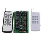 Interruptor sem fio universal, controle remoto 433/315mhz com relé de 12v, 7a e 15ch, 2 transmissores + 1 receptor para sistema de acesso sku: 5032 2026 - compre barato