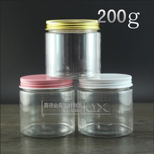 Free Shipping 200g/ml Clear Lucency Plastic PET Empty Bottle Jar Ceram Lotion Pomade Honey Bath Salt Sample Packing Bottles Jar 2024 - buy cheap