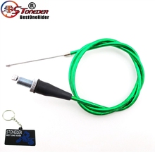 STONEDER 990mm Green Gas Throttle Cable For Chinese Pit Dirt Bike Motocross TTR SSR Thumpstar KLX110 XR CRF 50 70 Atomik Baja 2024 - buy cheap