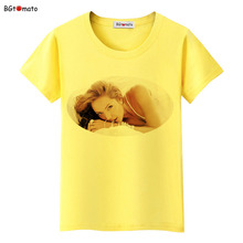 BGtomato супер модная футболка со звездами для девочек/женщин, сексуальные красивые рубашки Angelina Jolie, брендовые мягкие рубашки хорошего качества 2024 - купить недорого