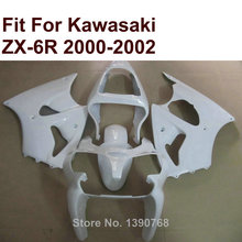 Комплект обтекателей для мотоцикла Kawasaki ZX6R белый 2000 2001 2002 Ninja ZX 6R 636 00 01 02 Обтекатели CN36 2024 - купить недорого