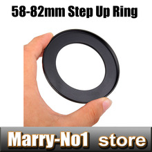 Anillo de filtro de aumento negro, anillo de lente de 58mm a 82mm 58mm -82mm 58-82mm, envío gratis 2024 - compra barato