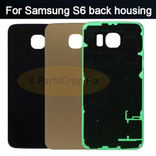 Glass Cover For 5.7" SAMSUNG Galaxy S6 Edge Plus Back Battery Cover Rear Door Housing S6Edge Case For 5.1" SAMSUNG S6 Back Glass 2024 - buy cheap