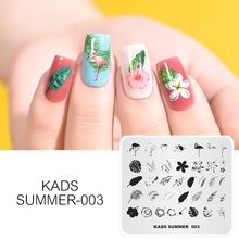 KADS NEW Nail Art Stamping Templates Flamingo Style Image Plates for Stamping Manicure Stamper Tool Overprint Stencil Stamper 2024 - buy cheap