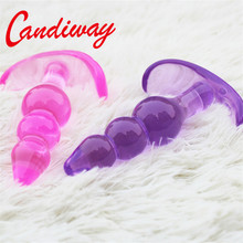 anal plug gay erotic toys Real Skin Feeling Anal Beads Adult sex products sex toys for woman anal Toys Butt Plug 2024 - buy cheap