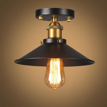 Luxuloy-lâmpada vintage de teto., luminária de teto retrô estilo loft, de metal, estilo americana e simples. 2024 - compre barato