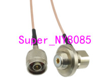 RG316 N Male Plug to UHF SO239 Female Jack Bulkhead Right angle RF Jumper pigtail Cable 20inch~5M 2024 - buy cheap