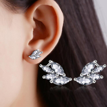 KOFSAC-pendientes de lujo con alas de mariposa para mujer, aros de tuerca de plata 925, joyería fina, regalos de San Valentín 2024 - compra barato