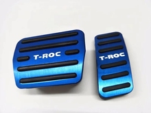 For VolkswagenT-Roc T Roc TRoc 2017 2018 2019 Aluminum AT Accelerator Pedal Gas Brake Pads Pedal Protector Cover Car Accessories 2024 - buy cheap