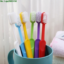 Escova de dente para homens, escova super dura para remover fumaça, cor aleatória, 1 peça 2024 - compre barato