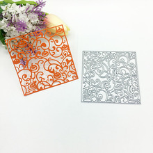 Julyarts 2019 Square Metal Cutting Flower Die For DIY Scrapbooking Stencil Die Paper Embossing Card Making Craft Die Cut Stitch 2024 - buy cheap