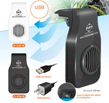 Accesorios para acuario, ventiladores de refrigeración para tanque de peces, 2 vías de control de temperatura 2024 - compra barato