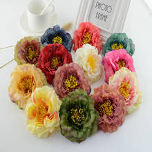 100pcs European retro Silk peony wedding decor for home accessories Valentine's Day gift diy Bride bouquet Artificial flowers 2024 - buy cheap
