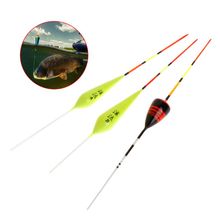 Isca flutuante para pesca de peixes, acessório de pesca fluorescente para truta, pesca no gelo com eixo raso 2024 - compre barato