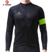 X-Tiger  Long Sleeve Men's Cycling Jersey Breathable Cycling Bicycle Clothing Quick-Dry Mountain Bike Clothes Cycling Wear 2024 - buy cheap