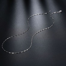 Hermosa 1mm Chain Necklace Choker Necklaces Modern Beauty 16''/'18'' SVC010 Wholesale 2024 - купить недорого