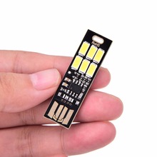 2020 High quality Portable Mini USB Power 6 LED Lamp 1W 5V Touch Dimmer Warm/pure white Light for Power Bank Computer Laptop 2024 - buy cheap