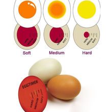 Идеальный цвет яйцо таймер с изменяющимся Yummy Мягкие Твердые вареные яйца кухонные инструменты яйцо темометр 2024 - купить недорого