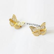 European Fashion Trend Butterfly Hair Clips Left And Right Side Clips / Headwear 2024 - buy cheap