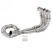 Motorcycle Full Exhaust System Vent Front Pipe Link Connect for Yamaha  YZF-R6  2006-2018 2024 - buy cheap