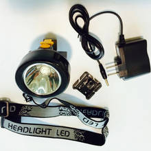 Most Popular in USA!!! LED 5000Lm Mineral Lamp Torch Miner Working Helmet Lamp Mining Head Lamp KL2.8LM 2024 - buy cheap