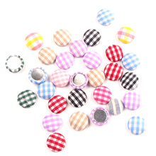 LF 100Pcs Mixed Round Cloth Sewing Buttons  For Clothes Needlework Flatback For Scrapbooking Crafts Decorative Diy Accessories 2024 - buy cheap