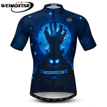 2021 Pro Team Men Cycling Jersey Maillot Ropa Ciclismo mtb Bicycle Cycling Clothing Bike Shirt Racing Clothes Happy Halloween 2024 - buy cheap