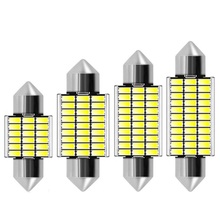 Feston-bombilla LED superbrillante para Interior de coche, lámpara de Doom de 31mm, 36mm, 39mm, 41mm, C5W, C10W, 4014 SMD, Canbus, sin errores 2024 - compra barato