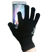 NDUCJSI-guantes para tocar la pantalla Unisex, Manoplas de algodón a prueba de viento, cálidas, de colores sólidos, para adultos 2024 - compra barato