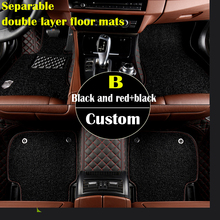 Separable double layer custom car floor mats for  Mercedes Benz S class W220 280 320 350 430 500 600 L S55 S65 AMG car-styling 2024 - buy cheap