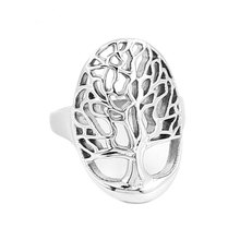 Wholesale Tree of Life Ring Stainless Steel Jewelry High Quality Silver color Claddagh Celtic Knot Biker Ring for Men SWR0669B 2024 - buy cheap