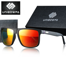 UNIEOWFA Male Luxury Brand Sunglasses Men Polarized Driving UV400 Sun Glasses For Men Polaroid Matte Black Square Eyewear 2019 2024 - buy cheap