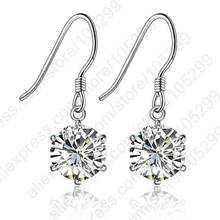 Wholesale Romantic Austria Crystal Drop Earrings 925 Sterling Silver Drop Earrings Women Gifts 2024 - buy cheap