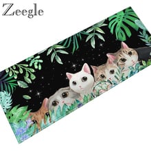 Zeegle Cat Printed Carpets Non-slip Kitchen Rugs Children's Bedroom Carpet And Coffee Table Bedside Mat Absorbent Shower Rugs 2024 - buy cheap