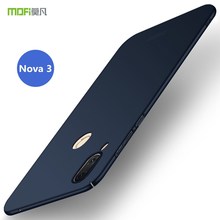 Чехол для Huawei Nova 3, чехол MOFI для Huawei Nova 3, задняя крышка для Nova 3, 6 ГБ, 128 ГБ, чехол с полным покрытием Nova3, жесткий матовый чехол 6,3 дюйма 2024 - купить недорого