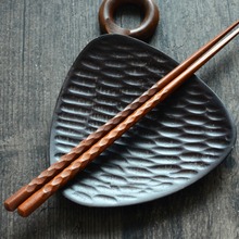 Food Grade Chopsticks Handmade Sushi Wooden Chopsticks Tableware 100% Natural Ironwood Korean Style Length 24cm 6pairs/set 2024 - buy cheap