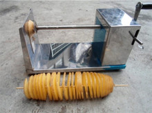 80 шт./лот, ручная Картофельная спиральная режущая машина из нержавеющей стали для картофельных чипсов 2024 - купить недорого