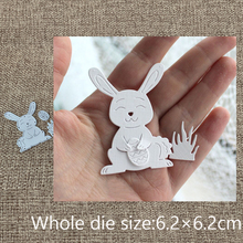 XLDesign Craft Metal Cutting Dies cut die 3pcs easter bunny grass egg scrapbooking Album Paper Card Craft Embossing Die Cuts 2024 - buy cheap