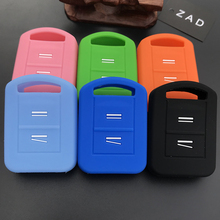 ZAD 2 Buttons silicone car key cover case set protection For Vauxhall/Opel Vauxhall Corsa C Agila Meriva Combo Remote Key fob 2024 - buy cheap