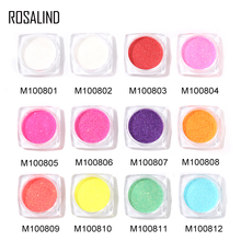 ROSALIND Holographic Nail Powder DIY Decoration Chrome Pigment Nail Art Design Sparkly Glitter Candy Powder Semi Permanent 2024 - buy cheap