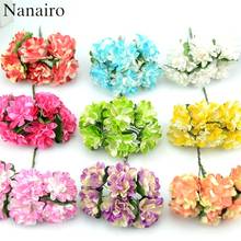 144pcs/lot 3cm Mini Paper Rose Flowers Bouquet Wedding Decoration Paper Flower For DIY Scrapbooking Flowers Paper Cheap Flores 2024 - buy cheap