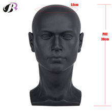 Plastic Men Mannequins Head Dummy Realistic Male Wig Mannequin Dummy Head For Hat Sunglass Display Manikin Head 2024 - buy cheap